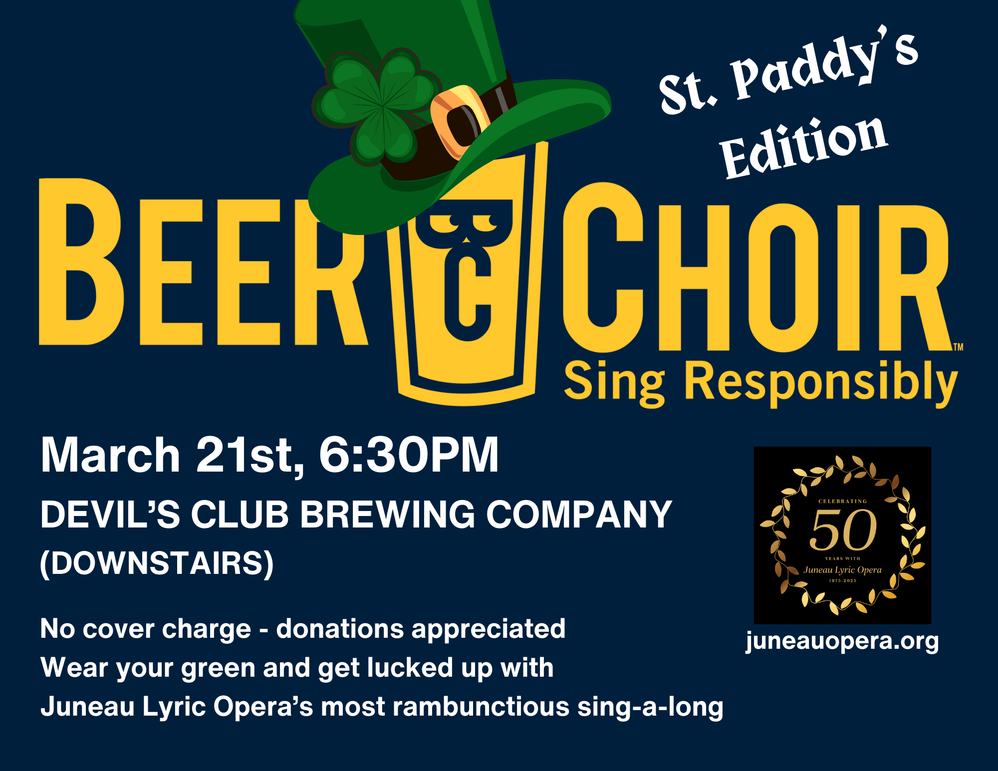 Beer Choir – Planned Events